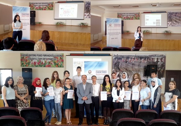 CASCFEN Şüvəlan məktəbində seminar keçirdi