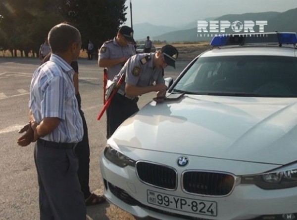 Yol polisi reyd keçirdi: 80-dən çox sürücü cərimələndi