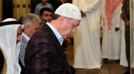 Ərdoğan azan oxudu