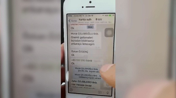 Qiyamçıların Votsap yazışması yayıldı