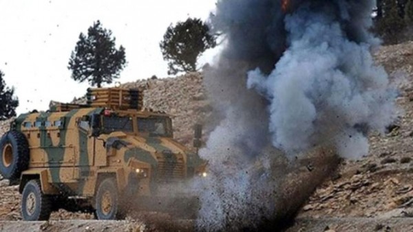 PKK bomba partlatdı:  yaralı hərbçilər var