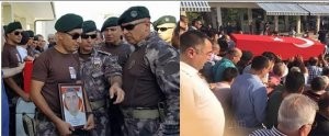 Türkiyədə qiyamçıların bomba zərbəsindən ölən azərbaycanlı polis zabiti dəfn edildi