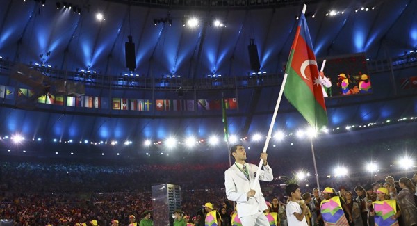 Azərbaycan Rio-de-Janeyroda Yay Olimpiya Oyunlarının açılış mərasimində - FOTO