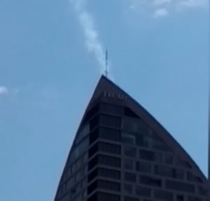 Bakıdakı “Trump Tower Baku” binasında yanğın baş verib