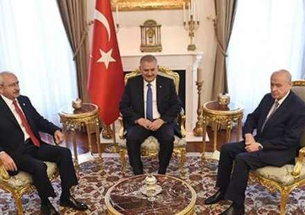 AKP, CHP, MHP liderləri bir arada