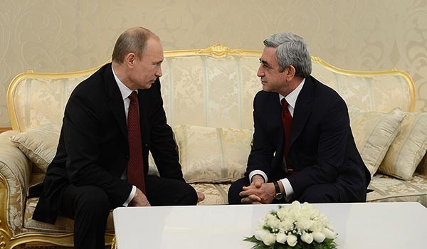 Putin Sərkisyanı təbrik etdi