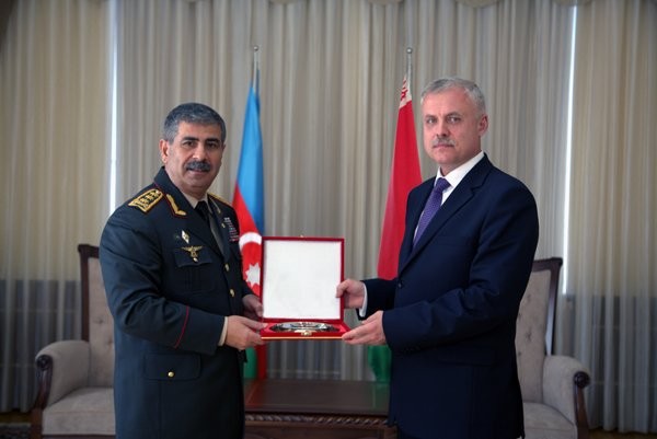 Zakir Həsənov Belarus Təhlükəsizlik Şurasının dövlət katibi ilə görüşdü