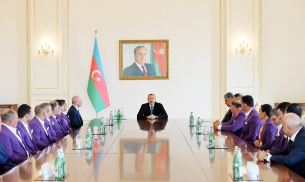 Prezident paralampiyaçılarımızı qəbul edib