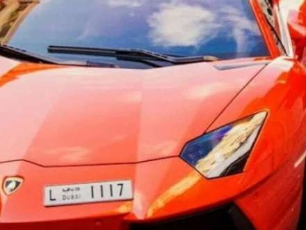 Bakıda Dubay nömrəsi ilə sürülən `Lamborghini` saxlanıldı