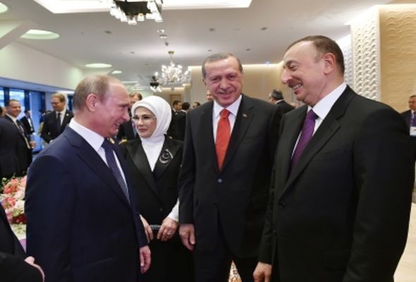 Putin, Ərdoğan və Əliyev bir arada