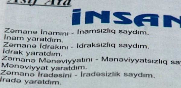 Məktəbdə zərdüştlük dini təbliğ olunub