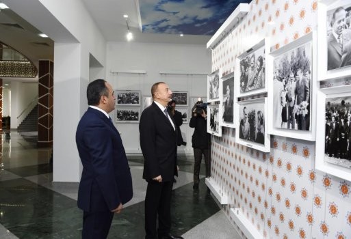 Prezident Ağstafadadır
