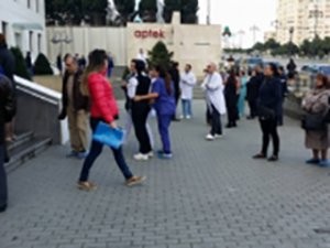 Respublika Diaqnostik Mərkəzində yanğın həyəcanı