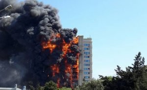 “Binəqədidə yanan bina işi“ndə gərginlik