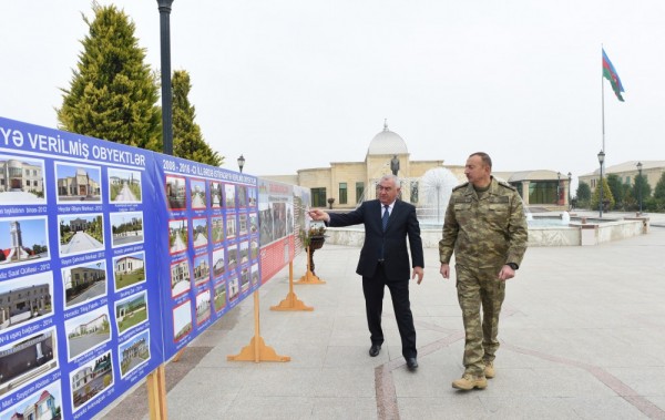 Prezident İlham Əliyev Füzuli rayonuna səfər edib