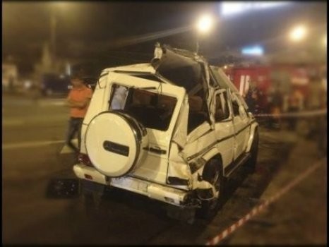 Bakıda polis rəisinin oğlu qəza törətdi