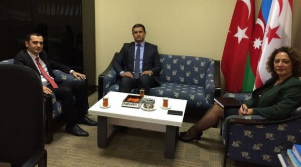 QHT rəhbərləri Quzey Kıbrısın Bakıdakı nümayəndəsi ilə görüşdülər