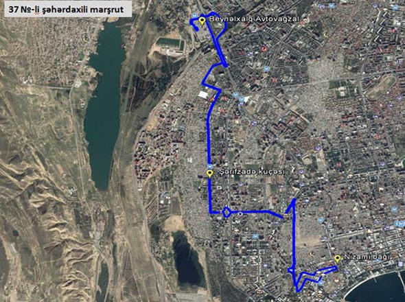 Bakıda daha bir marşrutun hərəkəti dəyişdirilir