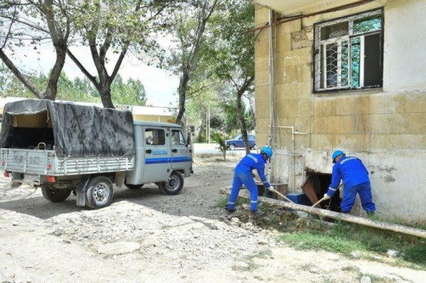 Sumqayıtın su və kanalizasiya şəbəkəsi yenilənir