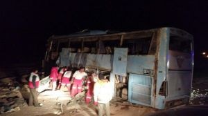 İranda avtobus aşıb, 6 nəfər ölüb