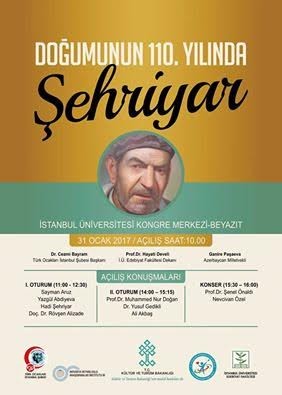 Türkiyədə ustad Şəhriyarın 110 illik yubileyi keçiriləcək