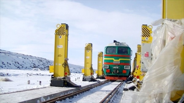 Bakı-Tbilisi-Qars dəmir yolunun tikintisi başa çatır