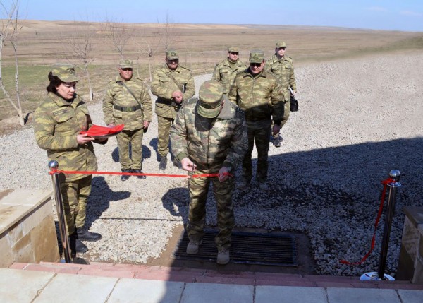 Cəbhəboyu zonada yeni təlim mərkəzinin açılışı olub