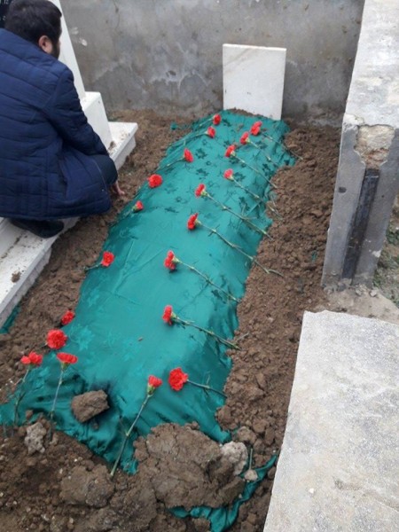 Zabil Müqabiloğlu torpağa tapşırılıb - FOTOLAR