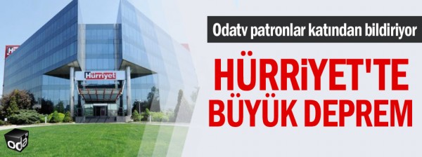 “Hürriyət”in baş redaktoru işdən çıxarıldı