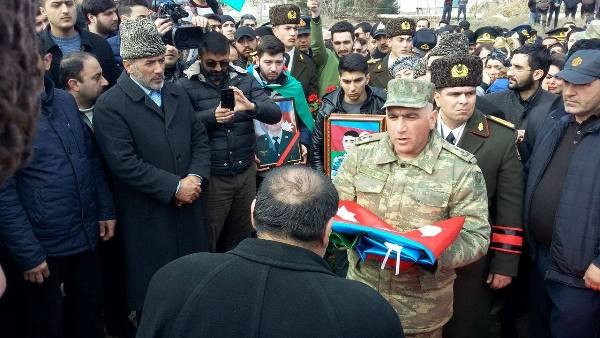 Şəhid Zakir Cəfərov Keşlədə dəfn edildi - FOTO