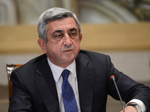 Serj Sarkisyan Moskvaya gəldi