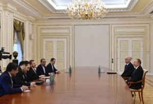 İlham Əliyev İranın rabitə və informasiya texnologiyaları nazirini qəbul edib
