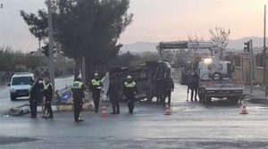 Türkiyə müdafiə nazirinin korteji qəzaya uğradı: 5 YARALI