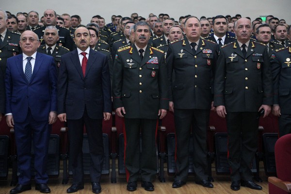 Aprel döyüşlərinin ildönümünə həsr olunan mərasim keçirildi