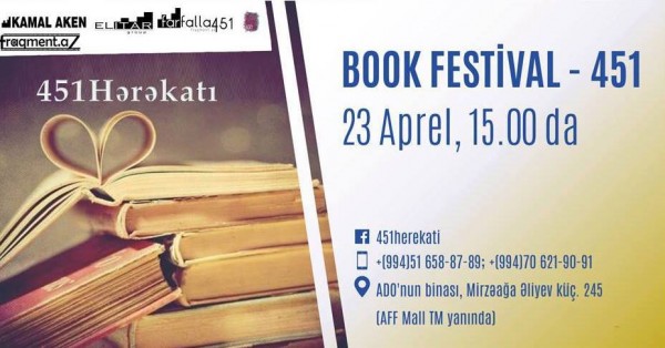 Bakıda kitab festivalı keçiriləcək