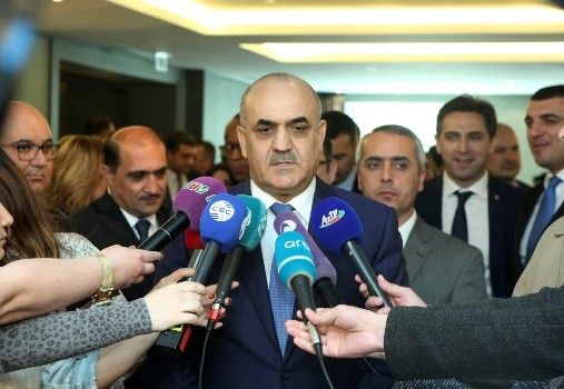 Səlim Müslümovla Azərbaycanda  Amerika Ticarət Palatasının nümayəndələri arasında  işgüzar görüş keçirilib