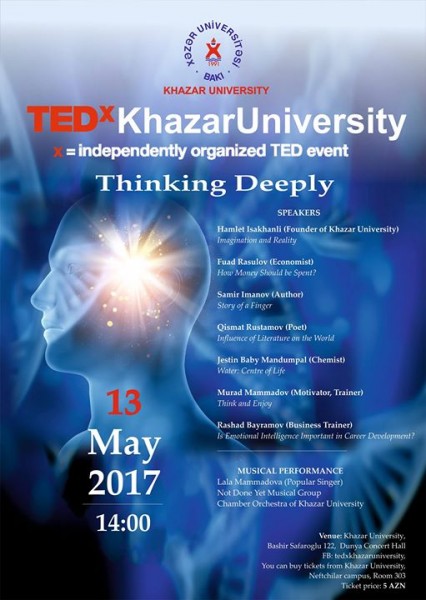 Xəzər Universitetində TEDx konfransı olacaq