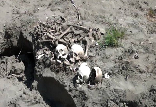 Xaçmazda qazıntı zamanı insan skeletləri tapıldı