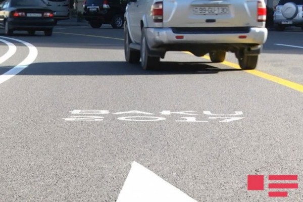 Bakıda xüsusi zolaqlara daxil olduğuna görə 941 sürücü cərimələnib