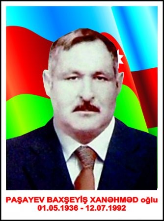 Bu gün Azərbaycanın Milli Qəhrəmanı Baxşeyiş Xanəhməd oğlu Paşayevin ad günüdür