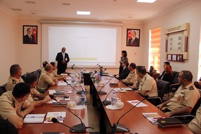 Müdafiə Nazirliyində beynəlxalq humanitar hüquq mövzusunda seminar keçirilib