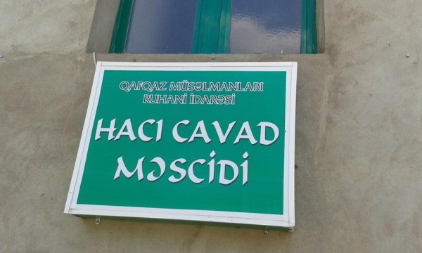 Yasamalda yeni “Hacı Cavad” məscidi tikiləcək
