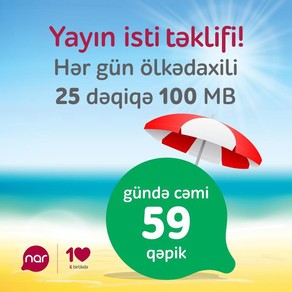 “Nar“ yeni yay kampaniyasına başlayıb