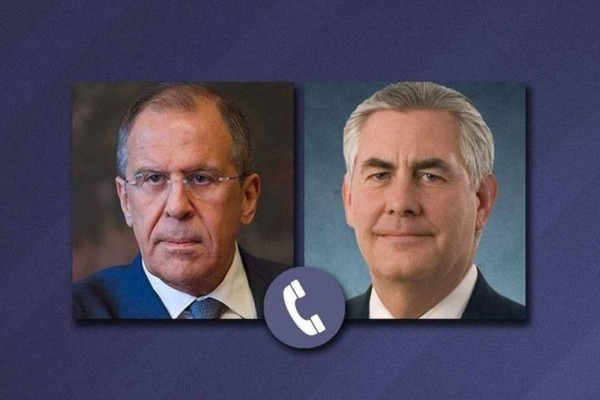 Lavrov və Tillerson Rusiyaya qarşı tətbiq edilən sanksiyaları müzakirə ediblər