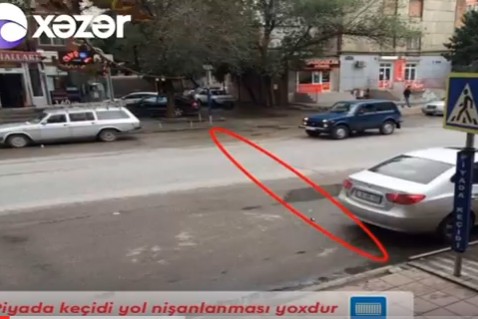 Bakıda 400-ə yaxın piyada keçidi normalara uyğun qurulmayıb