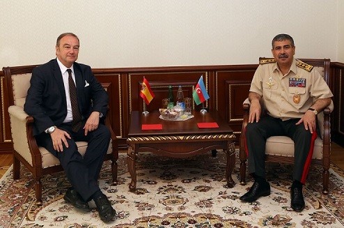 Zakir Həsənov İspaniya diplomatı ilə görüşdü
