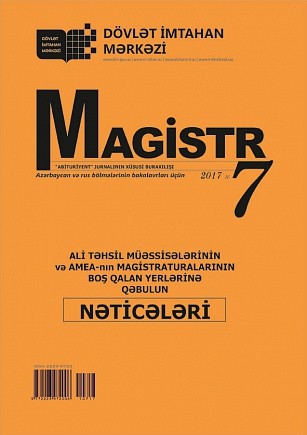 Magistratura üzrə keçid balları açıqlandı