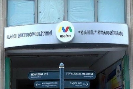 Metronun “Sahil“ stansiyası 1 illik təmirə bağlanır