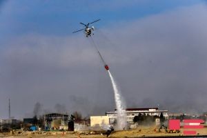 FHN Gürcüstana helikopter göndərdi - MEŞƏ YANĞINLARINA