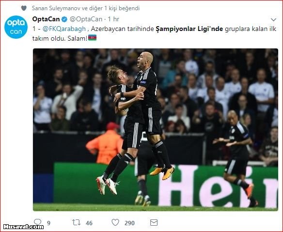 “Qarabağ“ın uğuru Tvitter-in əsas gündəmi oldu